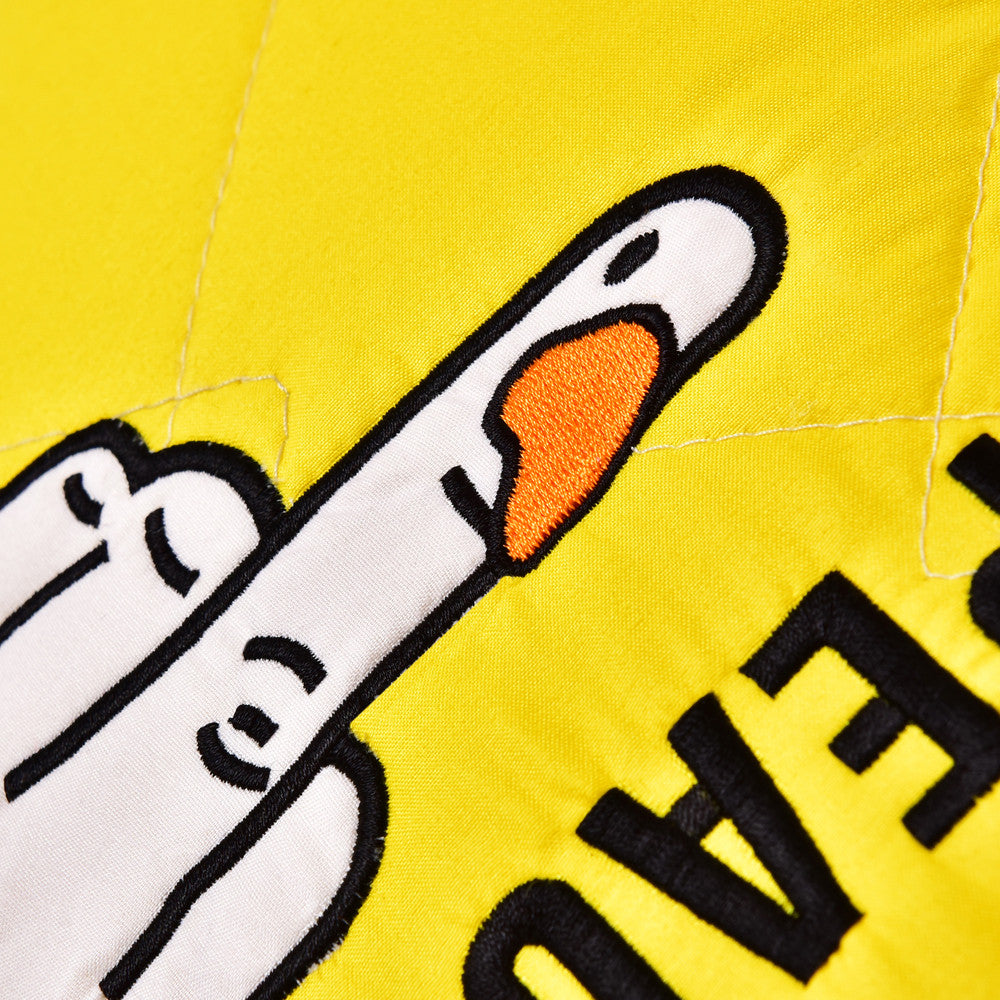 Декоративна подушка 40х40 Peace Duck жовта