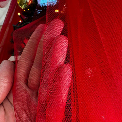 Бант декоративний 65х200 см великий фатиновий святковий синій