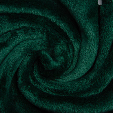 Плед покривало велсофт 170х210 см супер м’який з вишивкою різдвяною смарагдовий будиночок