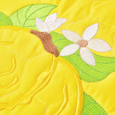 Подушка декоративна 40х40 Лимони IDEIA з вишивкою антиалергенна жовта