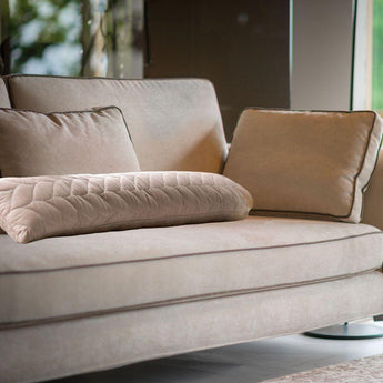 Подушка валик 15х90 см декоративна IDEIA утеплювач для вікон і дверей антиалергенна беж косичка