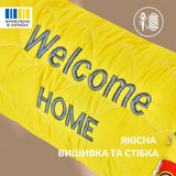 Подушка-валик IDEIA жовта утеплювач, 15х90 см