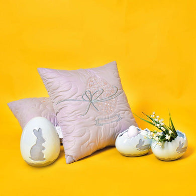Набір декоративних подушок 40x40 см 2 шт Великий IDEIA, подушка з вишивкою, святковий декор какао