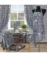 Скатертина на стіл Breakfast grey ПРОВАНС, 136х180см 011069