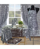 Скатертина Breakfast grey Прованс, 136х180 см