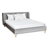 Наматрацник 90×200×35 SleepDream з натяжним бортом периметром, гіпоалергенний, надплотний, захисний