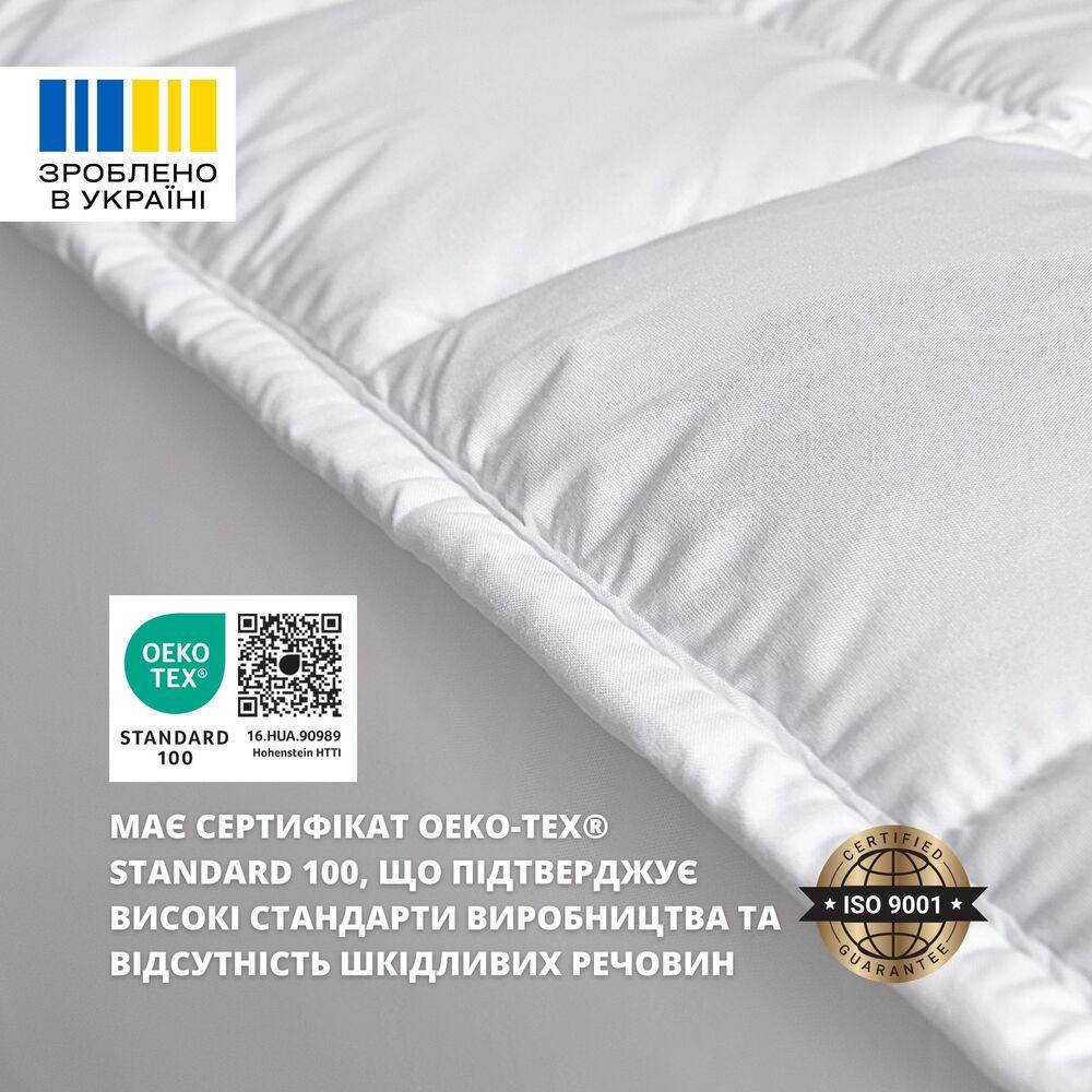 Наматрацник 90×200×35 SleepDream з натяжним бортом периметром, гіпоалергенний, надплотний, захисний