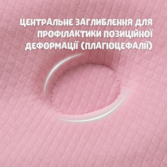 Подушка ортопедична дитяча BabyComfort PAPAELLA 27×22×3 см з ефектом пам'яті, у формі ведмедика рожева