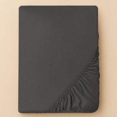 Комплект постільної білизни IDEIA євро 200х220 сатин бавовна преміум з трикотажним простирадлом на резинці