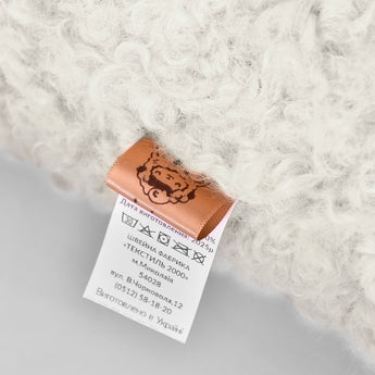 Подушка декоративна IDEIA 55х55 см штучне хутро гіпоалергенне молоко