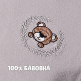 Наволочка на подушку ортопедичну дитячу BabyComfort PAPAELLA 23х27 см трикотаж з вишивкою