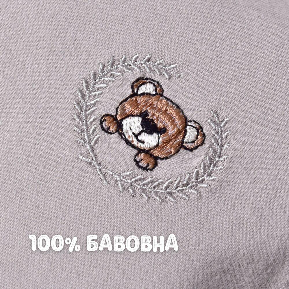 Наволочка на подушку ортопедичну дитячу BabyComfort PAPAELLA 23х27 см трикотаж з вишивкою