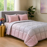 Набір полуторний WomenTime IDEIA ковдра 140х210 та подушка 50х70 антиалергенний, штучний пух + маска для сну