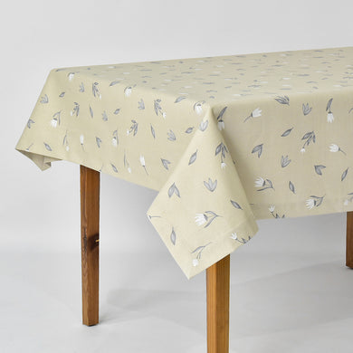 Скатертина з водовідштовхувальним просоченням IDEIA 140х170 см бавовна пролісок