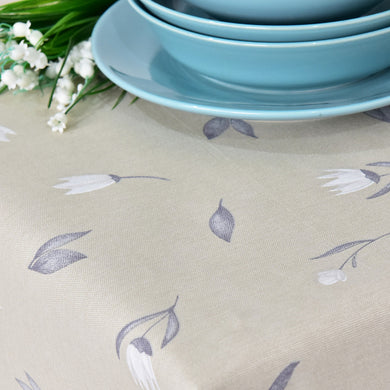 Скатертина з водовідштовхувальним просоченням IDEIA 140х170 см бавовна пролісок