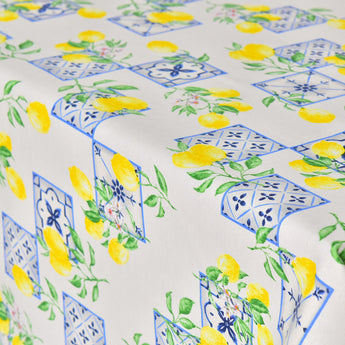 Скатертина з водовідштовхувальним просоченням IDEIA 140х170 см бавовна лимон