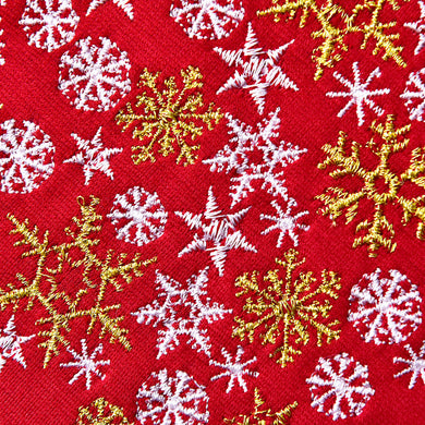 Подушка декоративна 50х50 см різдвяна Коник Щастя IDEIA, символ 2026 року червона