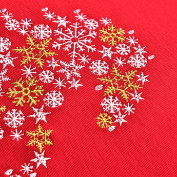 Подушка декоративна 50х50 см різдвяна Коник Щастя IDEIA, символ 2026 року червона