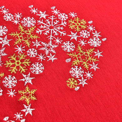 Подушка декоративна 50х50 см різдвяна Коник Щастя IDEIA, символ 2026 року червона