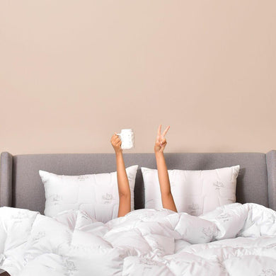 Ковдра зимова 200х220 см SEI DESIGN 450 г/м2 штучний пух супер тепла