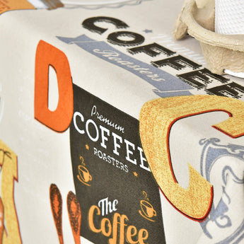 Скатертина з водовідштовхувальним просоченням IDEIA 140х170 см бавовна Coffee
