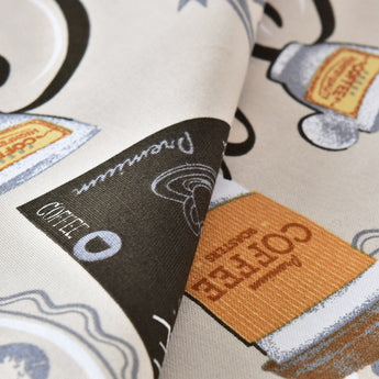 Скатертина з водовідштовхувальним просоченням IDEIA 140х170 см бавовна Coffee