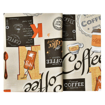 Скатертина з водовідштовхувальним просоченням IDEIA 140х170 см бавовна Coffee