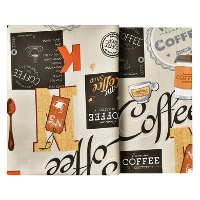 Скатертина з водовідштовхувальним просоченням IDEIA 140х170 см бавовна Coffee