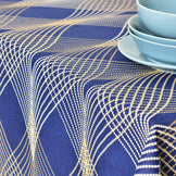 Скатерть с водоотталкивающей пропиткой IDEIA 140х170 см хлопок денім