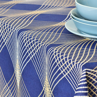 Скатерть с водоотталкивающей пропиткой IDEIA 140х170 см хлопок денім
