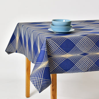 Скатерть с водоотталкивающей пропиткой IDEIA 140х170 см хлопок денім