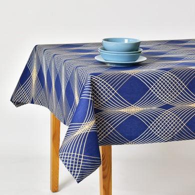 Скатерть с водоотталкивающей пропиткой IDEIA 140х170 см хлопок денім