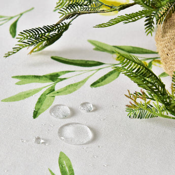 Скатертина з водовідштовхувальним просоченням IDEIA 140х170 см бавовна оливки