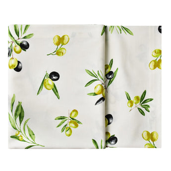 Скатертина з водовідштовхувальним просоченням IDEIA 140х170 см бавовна оливки