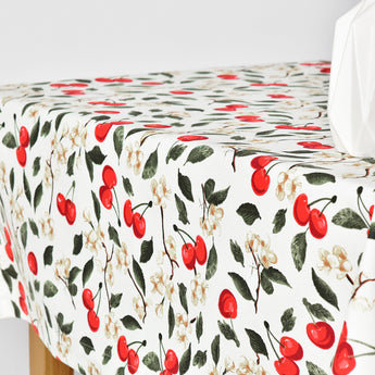 Скатертина з водовідштовхувальним просоченням IDEIA 140х170 см бавовна вишня