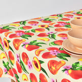 Скатертина з водовідштовхувальним просоченням IDEIA 140х170 см бавовна персик