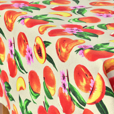 Скатертина з водовідштовхувальним просоченням IDEIA 140х170 см бавовна персик