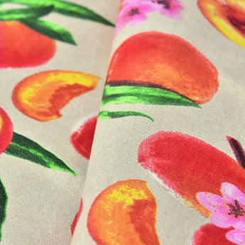 Скатертина з водовідштовхувальним просоченням IDEIA 140х170 см бавовна персик