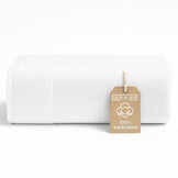 Рушник махровий 50х90 см пл 600 г/м2 для рук і обличчя натуральна бавовна білий