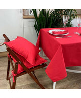 Скатертина Червона Прованс, 134х134 см