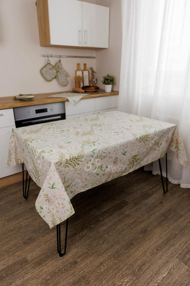 Скатертина на стіл кругла Herbal ПРОВАНС, D160см 044895