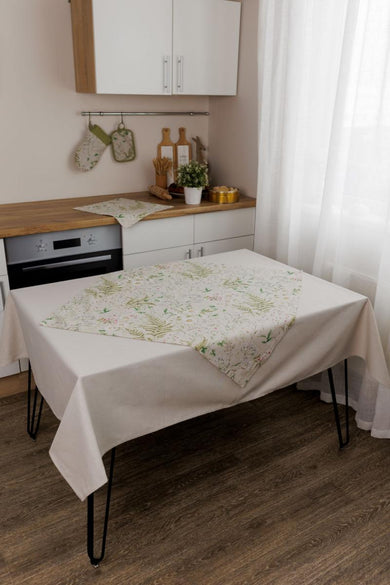 Скатертина на стіл наперон Herbal ПРОВАНС, 85х85см 044874
