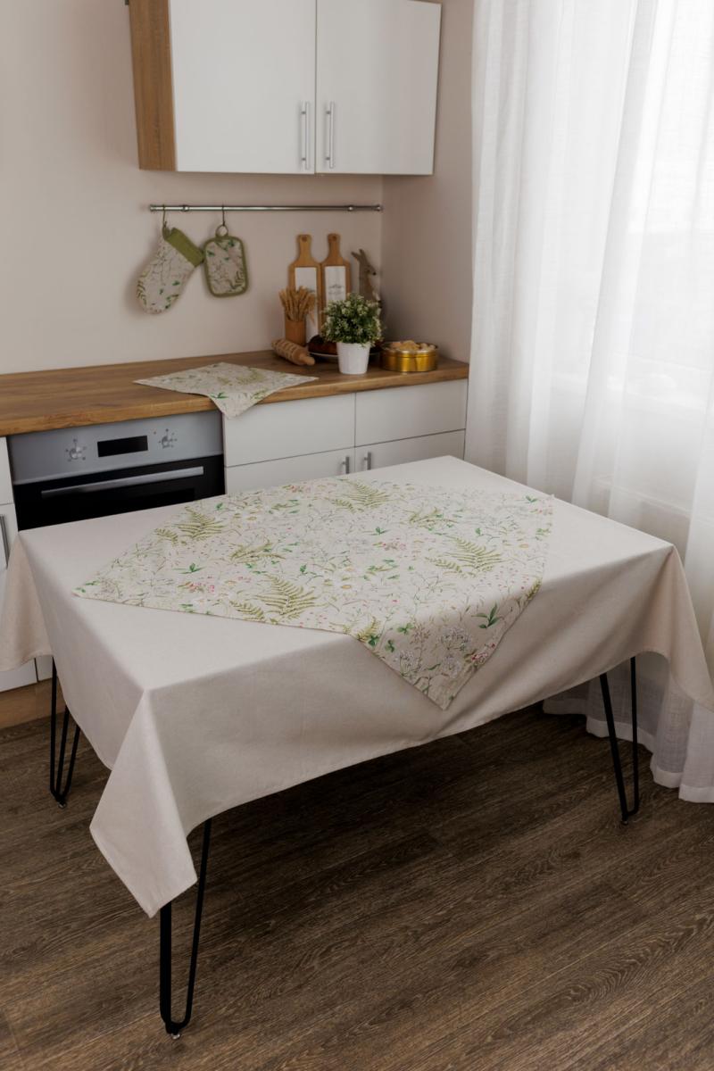 Скатертина на стіл наперон Herbal ПРОВАНС, 85х85см 044874