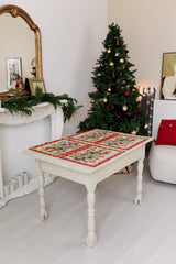Новорічна серветка гобеленова РІЗДВЯНІ ІГРАШКИ ПРОВАНС, 30х50см 047021