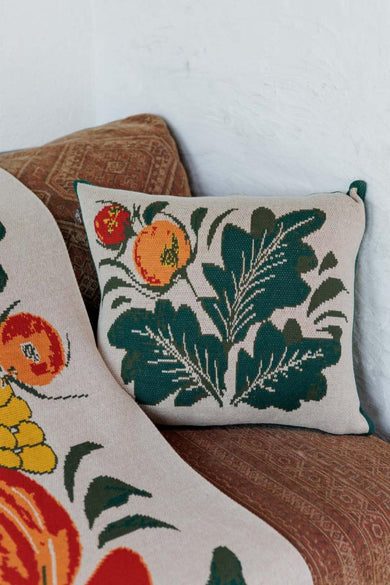 Наволочка в'язана Петриківські мотиви ПРОВАНС, 45х45см 045163