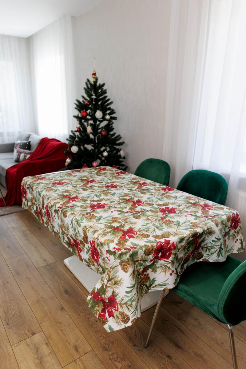 Скатертина кухонна Хвоя ПРОВАНС, 136х220см 046544