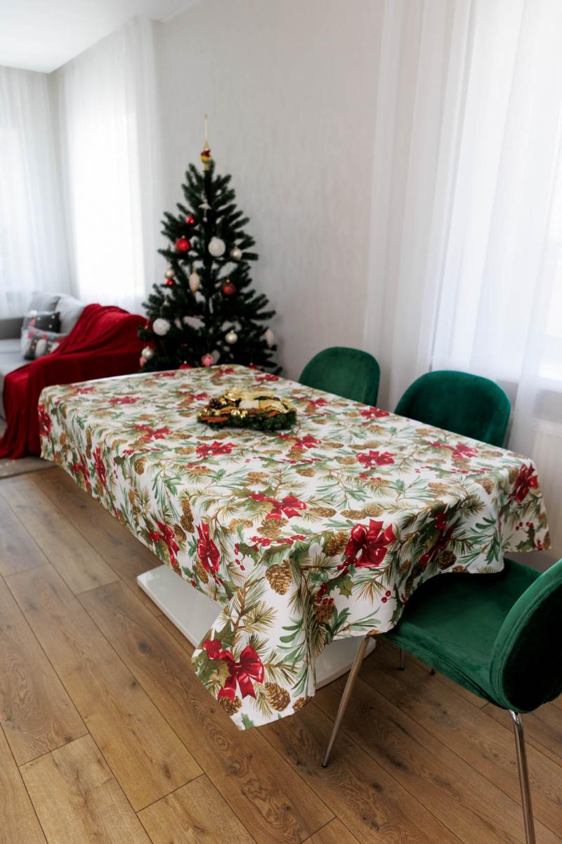 Скатертина кухонна Хвоя ПРОВАНС, 136х180см 046542