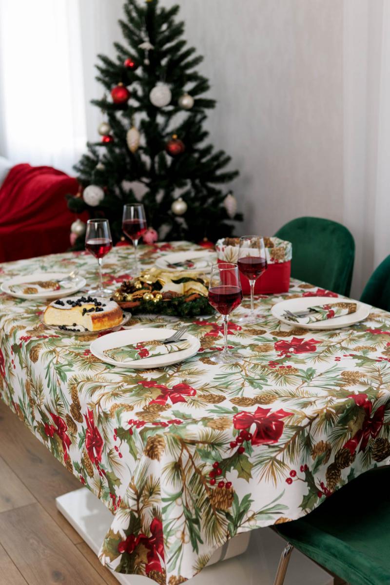 Скатертина кухонна Хвоя ПРОВАНС, 136х180см 046542