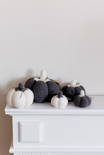 Декоративний виріб Pumpkin сірий ПРОВАНС, D15см 041827