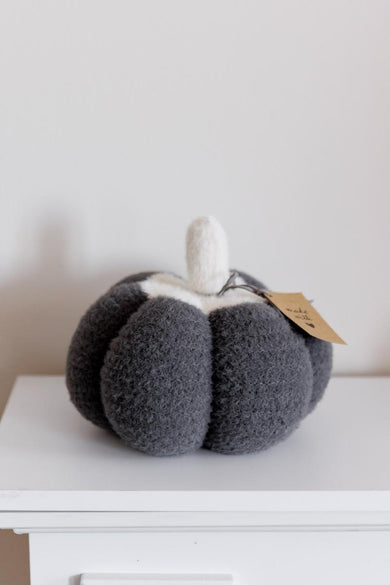 Декоративний виріб Pumpkin сірий ПРОВАНС, D25см 041828